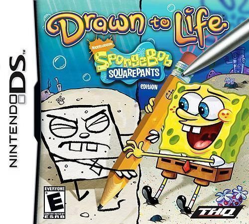 Drawn To Life - SpongeBob SquarePants Edition (GUARDiAN) (USA) Game Cover